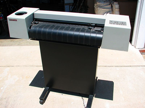 used-old-big-format-printer