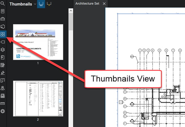 Thumbnails View - Bluebeam Revu - TAVCO