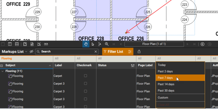 Markups - Filter List - TAVCO