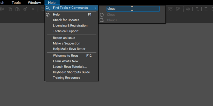 Revu 20 - Find Tools + Commands - TAVCO