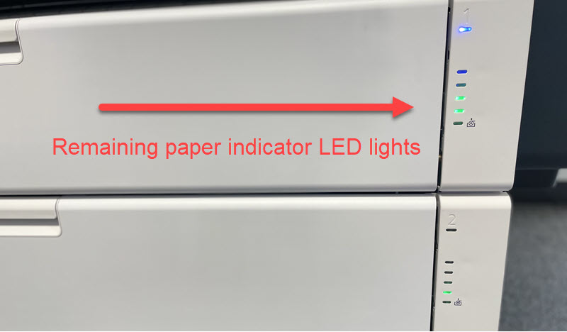 Canon TZ-30000 LED Remaining Paper Lights - TAVCO