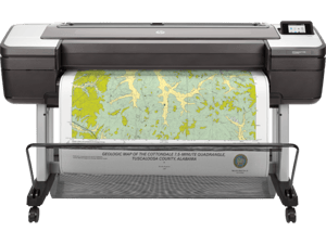 HP DesignJet T1700 printer - center facing - Smaller