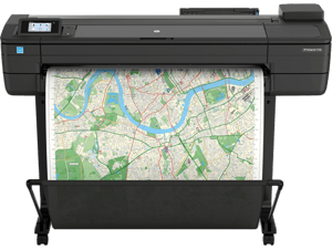DesignJet T730 Printer center facing - Smaller