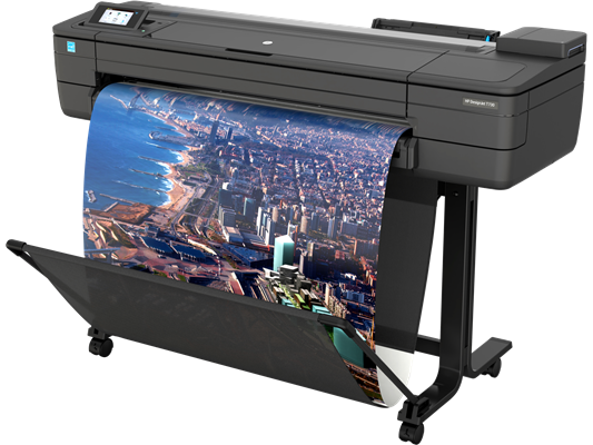 Designjet T730 Printer left facing - Smaller