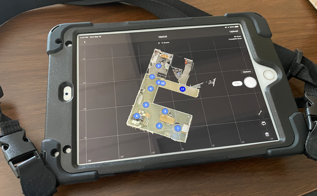 Matterport Mobile App Upload 3D model - TAVCO