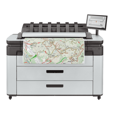Designjet XL 3600 center facing - NAV
