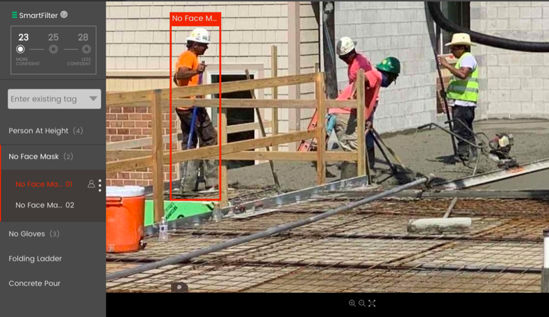 Jobsite facemask monitoring - SmartVid - TAVCO
