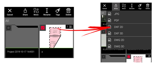 Export File Types - Leica BLK3D Organiser