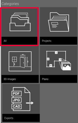 Organiser Menu - Leica BLK3D